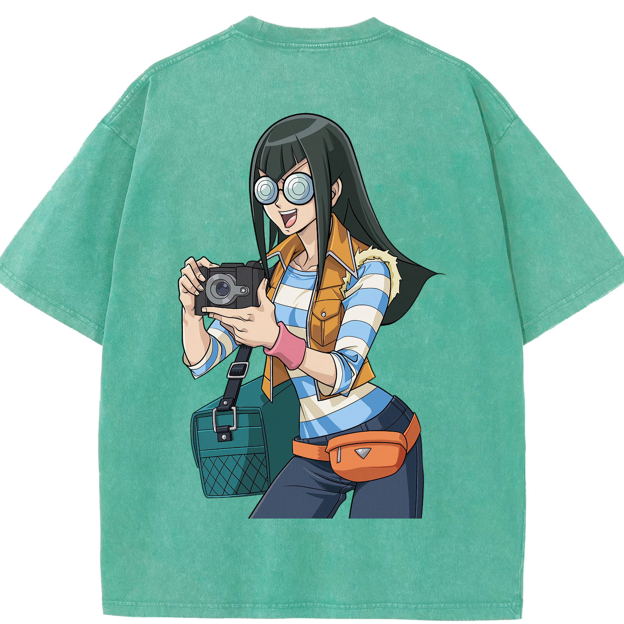 （画像用） 遊☆戯☆王 Yu-Gi-Oh! 綿100% ヴィンテージ風 半袖Tシャツ（背面プリント）